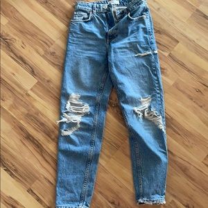 Zara mom jeans